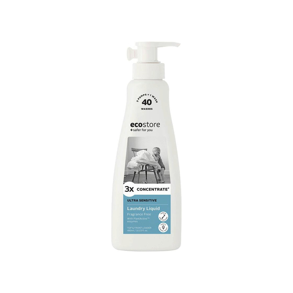 Ecostore – Ultra Sensitive 3X Concentrate Laundry Liquid - Fragrance-Free Products