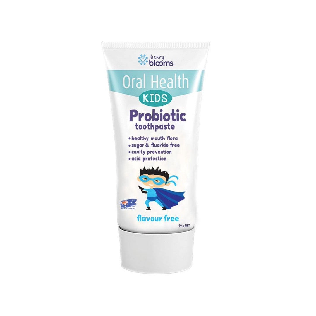 Henry Blooms – Kids Probiotic Toothpaste Flavour Free